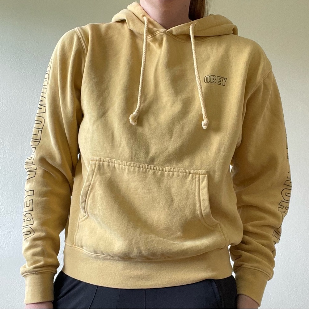 Obey Yellow Hoodie
